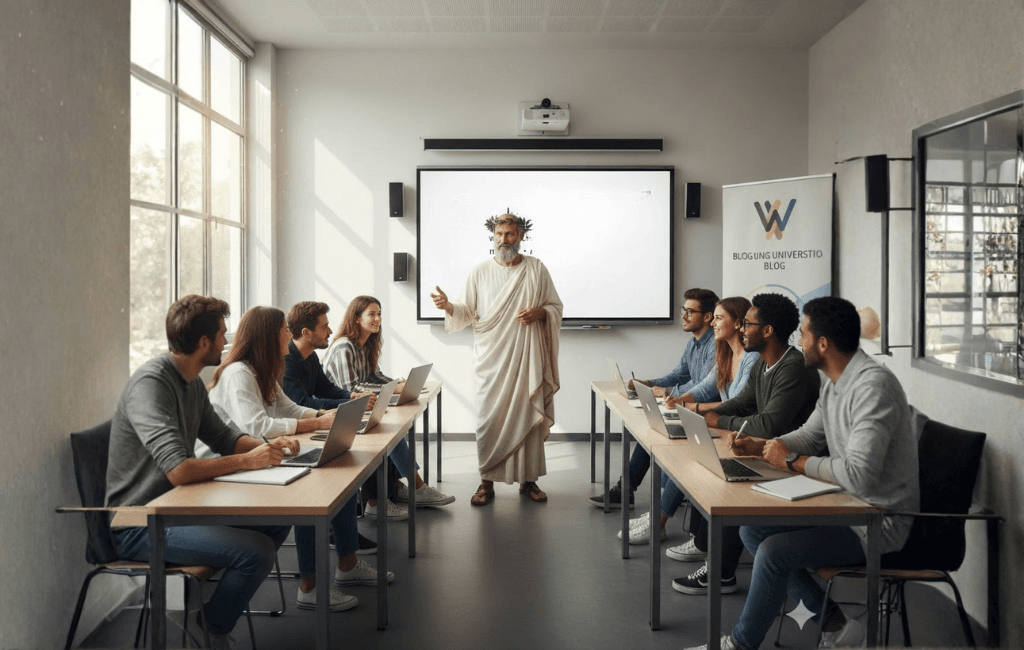 Epicuro e a Felicidade Simples na Graduação: Como Viver Bem com Pouco Dinheiro, Pouco Tempo e Muita Pressão - Blog do Universitário Vencedor